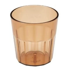 Cambro NT9153 Newport 9 Oz. Amber Fluted Tumbler - 36 / CS