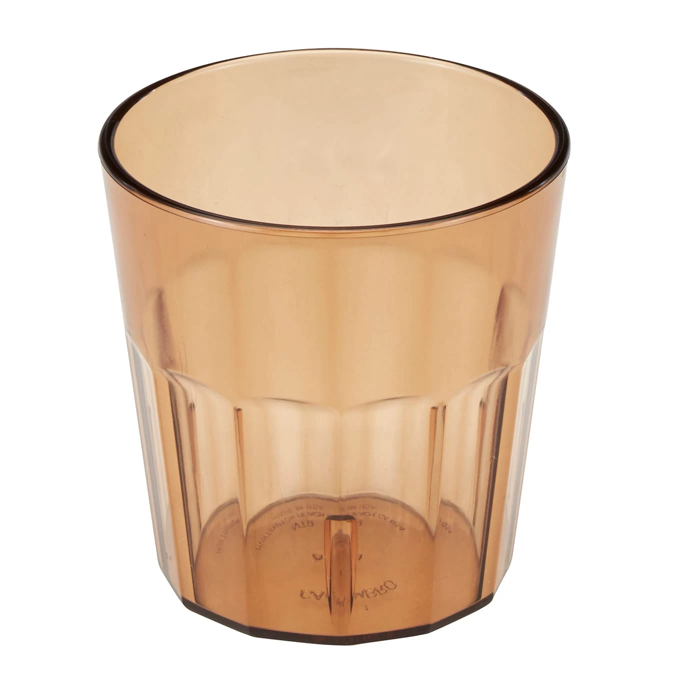 Cambro NT9153 Newport 9 Oz. Amber Fluted Tumbler - 36 / CS 3 Cambro NT9153 Newport 9 Oz. Amber Fluted Tumbler - 36 / CS