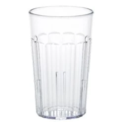 Cambro NT10152 Newport Clear 10 Oz. Fluted Tumbler - 36 / CS