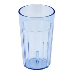 Cambro NT10401 Newport Slate Blue 10 Oz. Fluted Tumbler - 36 / CS