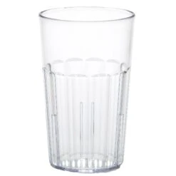 Cambro NT14152 Newport Clear 14 Oz. Fluted Tumbler - 36 / CS
