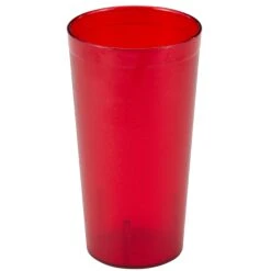Cambro 3200P2156 Colorware Ruby Red 32 Oz Plastic Tumbler - Dozen