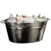 American Metalcraft HMDOB19149 Hammered S/S Party Tub 1 American Metalcraft HMDOB19149 Hammered S/S Party Tub -Libbey Store 119785