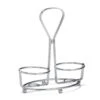 TableCraft 406-2R 2-Ring Chrome Plated Dispenser / Condiment Rack -Libbey Store 120090