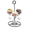 Libbey Traex WR-1027-06 Black Wire Circular 3-Glass Capacity Caddy -Libbey Store 123439