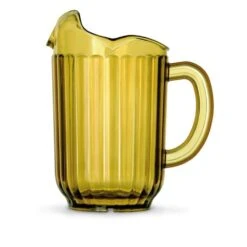 Libbey Traex 6010-16 Amber 60 Ounce 3 Lipped Pitcher