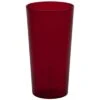 Cambro 2000P2156 Colorware Ruby Red 20 Oz. Plastic Tumbler - 24 / CS -Libbey Store 211905