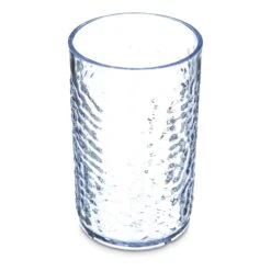 Carlisle 550907 Pebble Optic 9.5 Oz. Clear Tumbler - 24 / CS