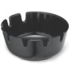 TableCraft 263B-1 Classic Black Phenolic 4" Stacking Ashtray - Dozen -Libbey Store 401200