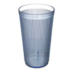 Carlisle 402054 Crystalon 20.7 Oz. Blue Stack-All Tumbler - Dozen