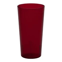 Cambro 2000P156 Colorware Ruby Red 22 Oz Plastic Tumbler - Dozen