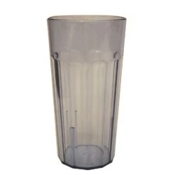 Cambro NT20401 Newport Slate Blue 22 Oz. Fluted Tumbler - Dozen