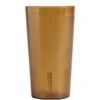 Cambro 1200P2153 Colorware Amber 12.6 Oz Plastic Tumbler - Dozen -Libbey Store 405664