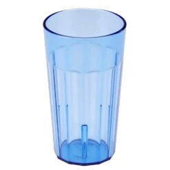 Cambro NT12401 Newport Slate Blue 12.6 Oz. Fluted Tumbler - Dozen