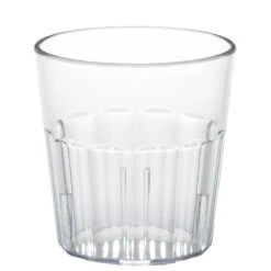 Cambro NT9152 Newport Clear 9 Oz. Fluted Tumbler - Dozen