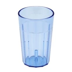 Cambro NT8401 Newport Slate Blue 8 Oz. Fluted Tumbler - Dozen