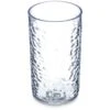 Carlisle 551207 Optic Pebbled 12 Oz. Clear Tumbler - 24 / CS -Libbey Store 405707