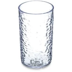Carlisle 551207 Optic Pebbled 12 Oz. Clear Tumbler - 24 / CS