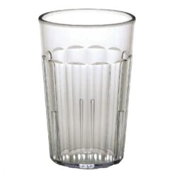 Cambro NT8152 Newport Clear 8 Oz. Fluted Tumbler - Dozen