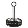 American Metalcraft LDCC17 Ironworks 7-1/2" Iron Condiment Caddy -Libbey Store 568380