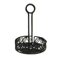 American Metalcraft LDCC16 Ironworks 6-1/4" Iron Condiment Caddy