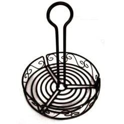 American Metalcraft WBCC8 Ironworks Scroll 7-3/4 In. Condiment Caddy