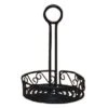 American Metalcraft WBCC7 Ironworks Scroll 7-1/4 In. Condiment Caddy -Libbey Store 568464