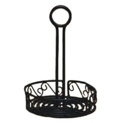American Metalcraft WBCC7 Ironworks Scroll 7-1/4 In. Condiment Caddy