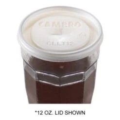 Cambro CLLT8190 Disposable Lid For 8 Oz Laguna Tumbler - 2000 / CS