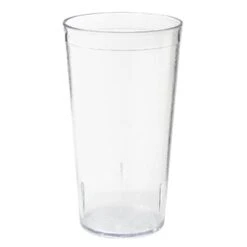G.E.T. 6612-1-CL Textured Clear 12 Oz. Tumbler - 72 / CS