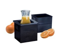 American Metalcraft BEVB556 Black Hammered S/S Sixth Size Beverage Tub