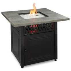 Chef-Master GAD19101ES Faux Wood Dakota 38" Square Outdoor Fire Pit