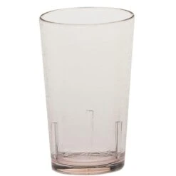 Cambro D8152 Del Mar Clear 8 Oz. Tumbler With Crackle Finish - 36 / CS