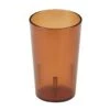 Cambro 950P153 Colorware Amber 9.8 Oz. Plastic Tumbler - Dozen -Libbey Store 686639