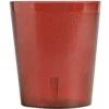 Cambro 900P156 Colorware Short Ruby Red 9.7 Oz. Tumbler - 72 / CS -Libbey Store 686685