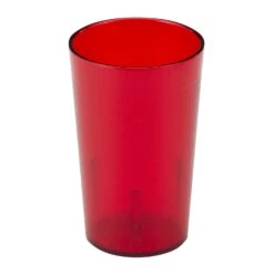 Cambro 950P156 Colorware Ruby Red 9.8 Oz. Plastic Tumbler - 72 / CS