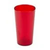 Cambro 1600P156 Colorware Ruby Red 16.4 Oz Plastic Tumbler - 72 / CS -Libbey Store 686689