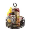 G.E.T. 4-31850 Black Iron 7.5" Round Table Caddy -Libbey Store 777310