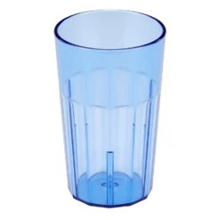 Cambro NT14401 Newport Slate Blue Fluted 14 Oz. Tumbler - 36 / CS