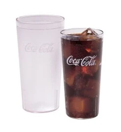 Cambro 32CC152 Colorware Clear 32 Oz. Coca-Cola Tumbler - 24 / CS